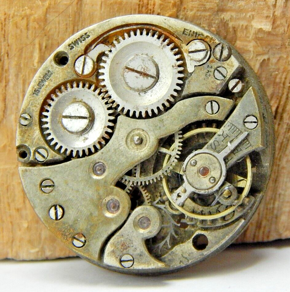 Vintage Enicar 15 jewel 2 adjustment men’s wrist watch movement swiss made