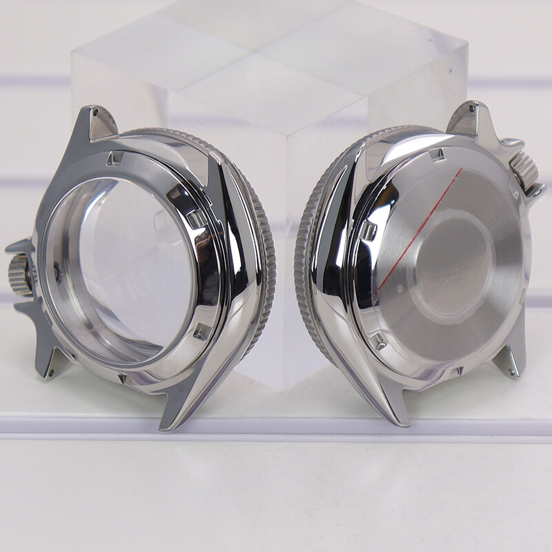 38mm sapphire glass Watch case parts Ceramic bezel For Seiko NH35 NH36 Movement