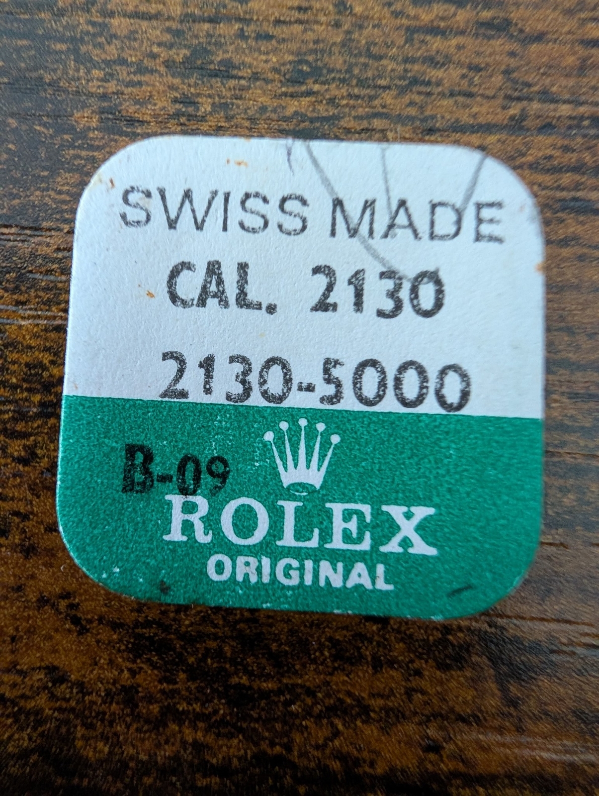 ROLEX-SET OF SCREWS-FACTORY SEALED-CAL 2130 PART 2130-5000