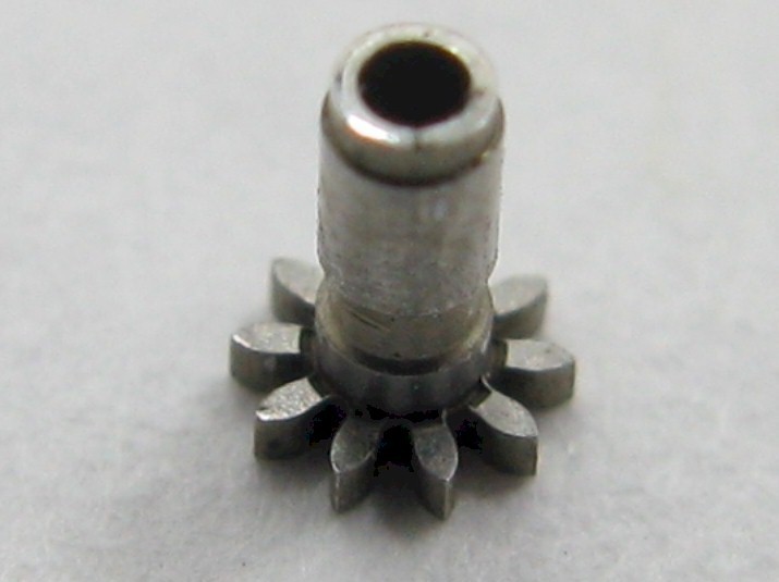 Enicar 410 watch movement part: cannon pinion #240 height 2.8 mm