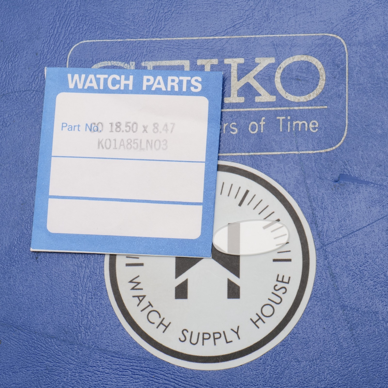 Seiko Original Watch Crystal Part K01A85LN03 Watchmakers New Old Stock (SEKG)