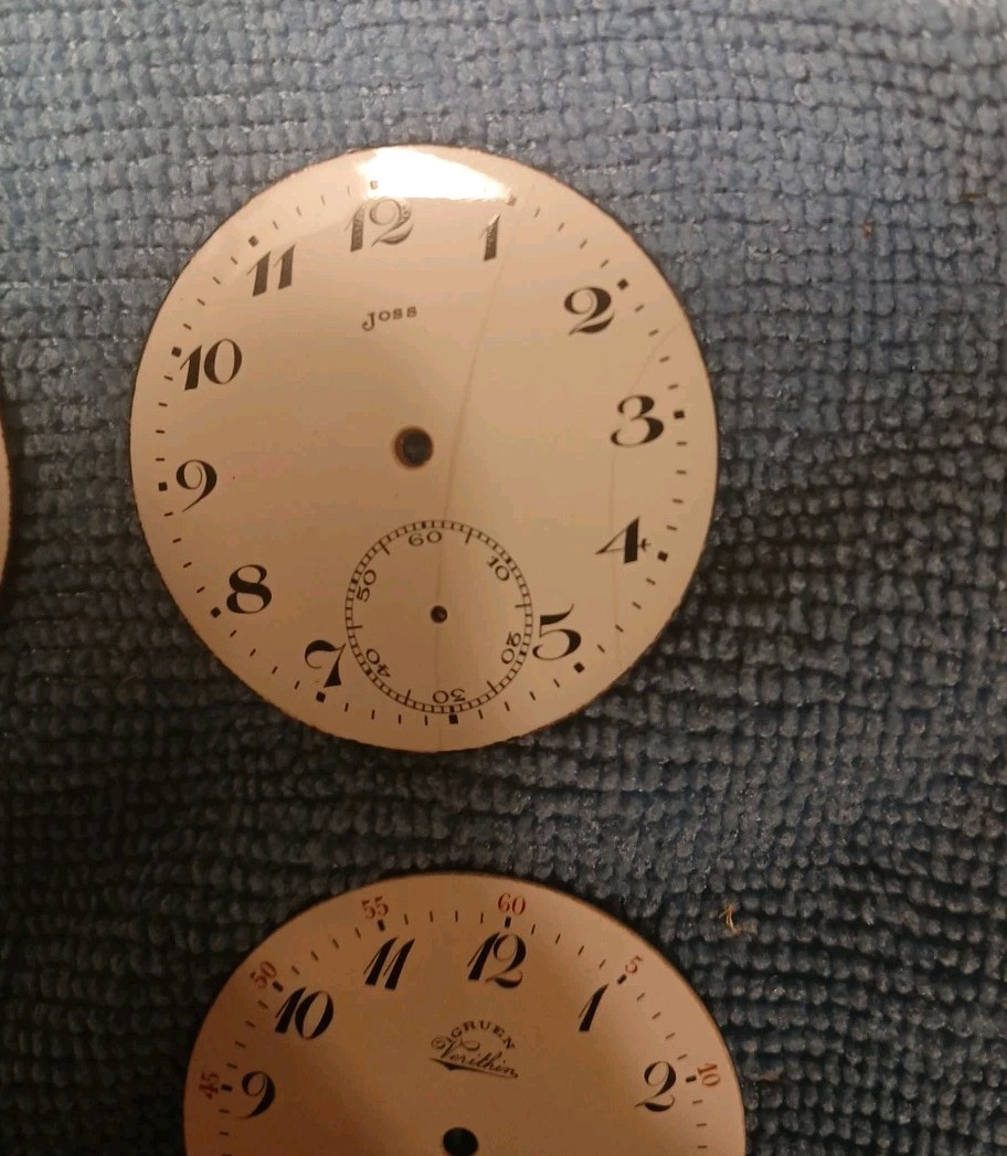 Lot Of 9~Watch Face~Barclay/Cervantes/Medina/Hamilton/Magnin/Trans Pacific/Gruen