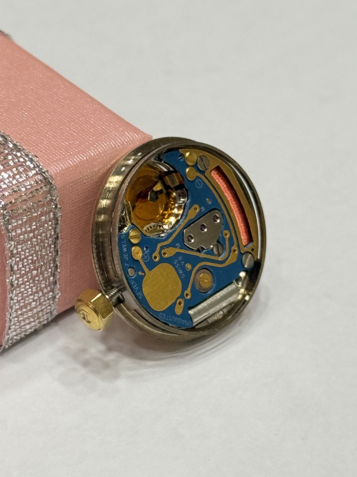 Movement Quartz Eta 956.111 Swiss Made 7 Jewels In Working Condition
