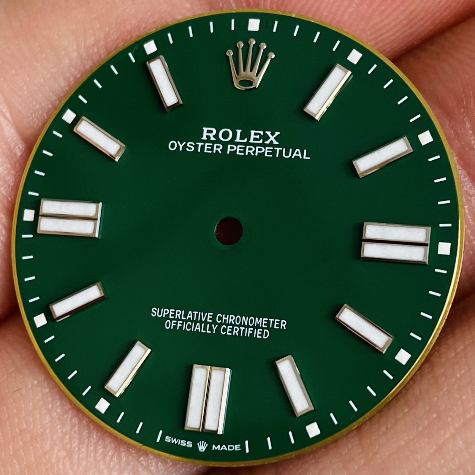 Rolex Green Dial For Oyster Perpetual 41mm Model Ref 124300