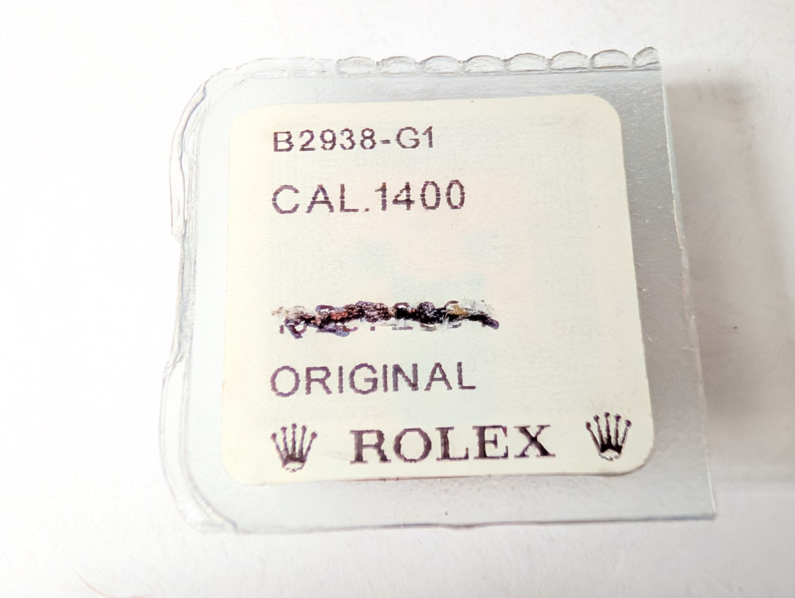 Original Rolex 1400 2938 Balance Complete, Wheel Spring for Ladies’ Watch Moveme