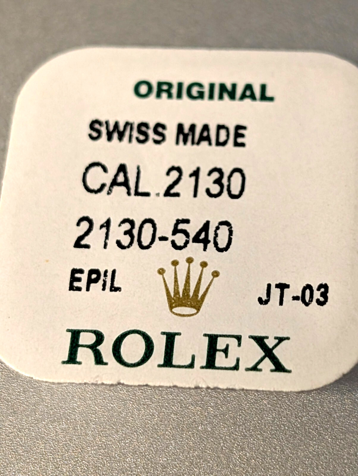 Ladies Rolex 2130 540 Datejust and President Calibre Reversing Wheels-2135 540