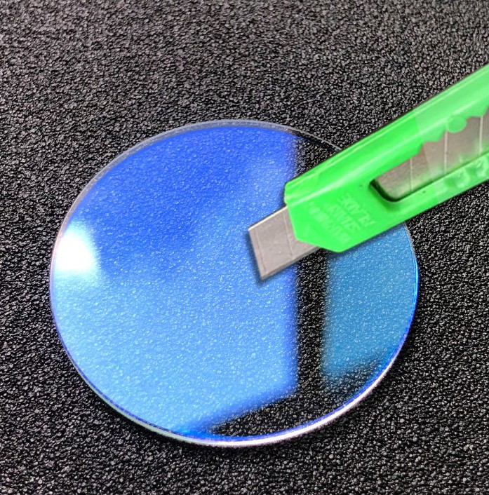 1.2/1.5/2.0/2.5mm Thick Blue AR Coated Sapphire Watch Glass Crystal 21-40mm