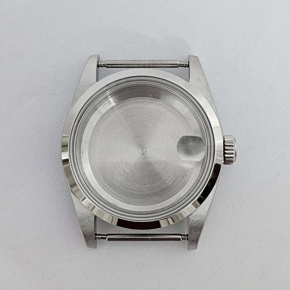 1PCS 36mm Watch Stainless Steel Case Acrylic Mirror For NH35/NH36/4R Movement