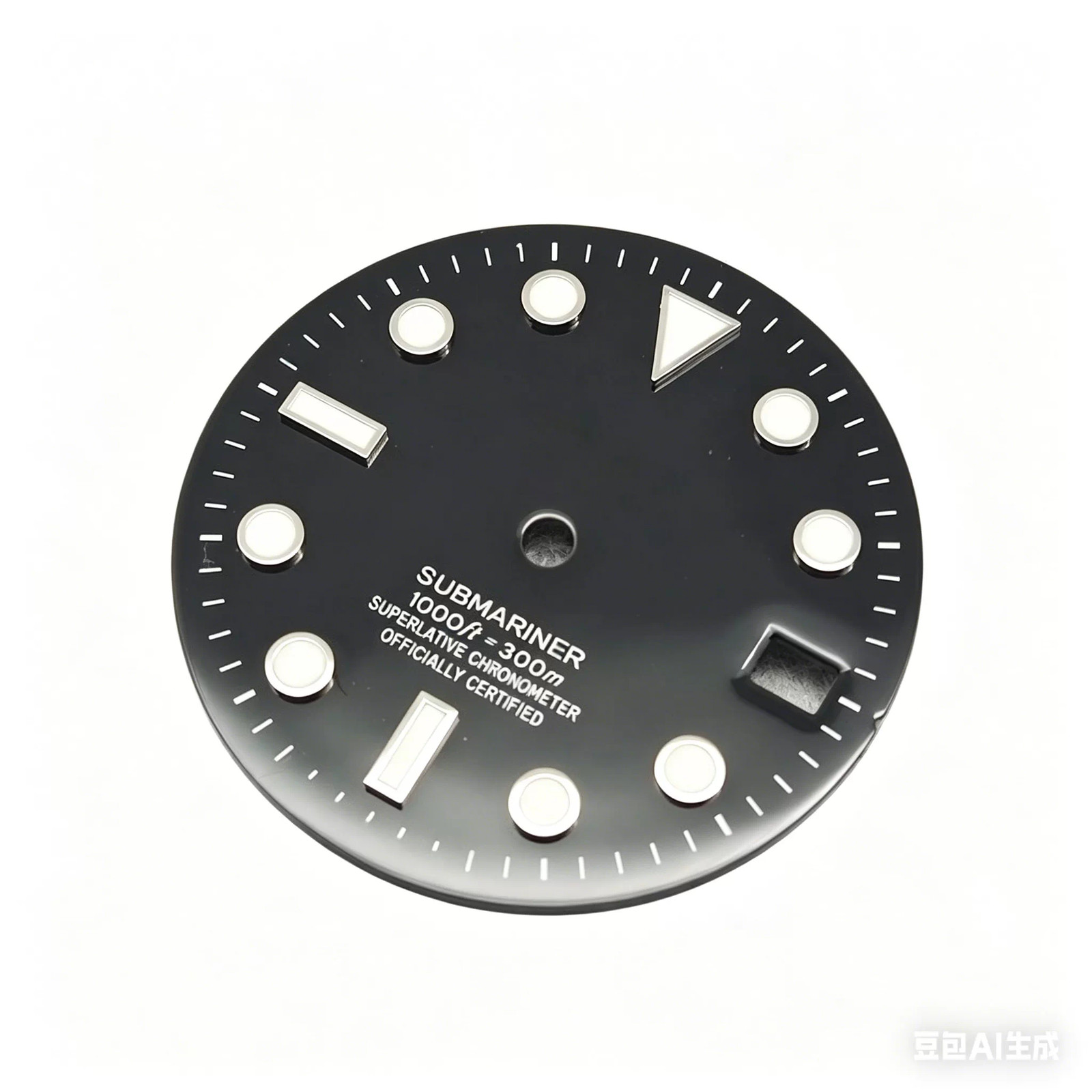 28.5mm SUB Watch Dial Ice Blue Lume for 8215 2824 Movement Watch Parts