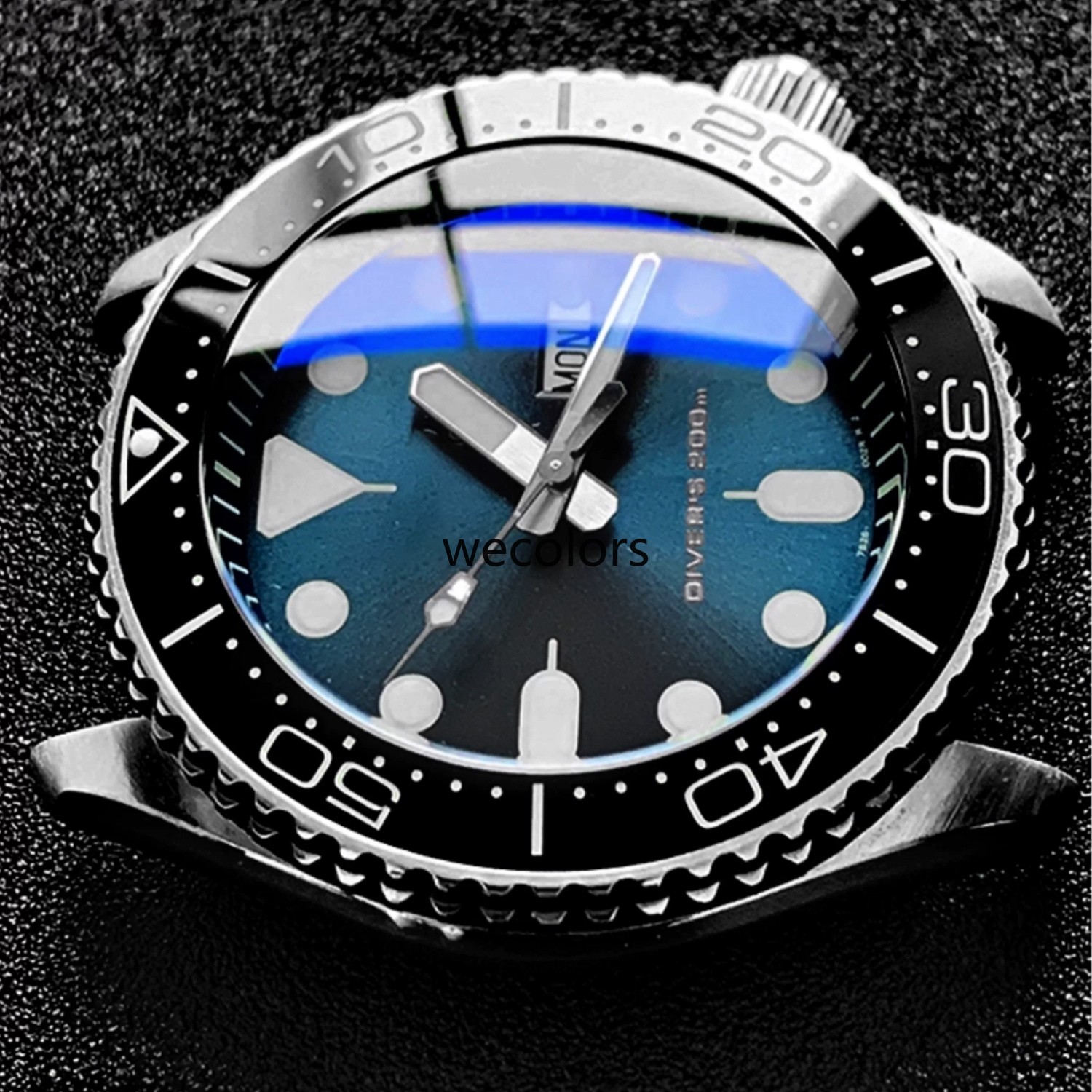 Luminous Ceramic Sloped Watch Bezel Insert for GMT Submariner Daytona SKX007