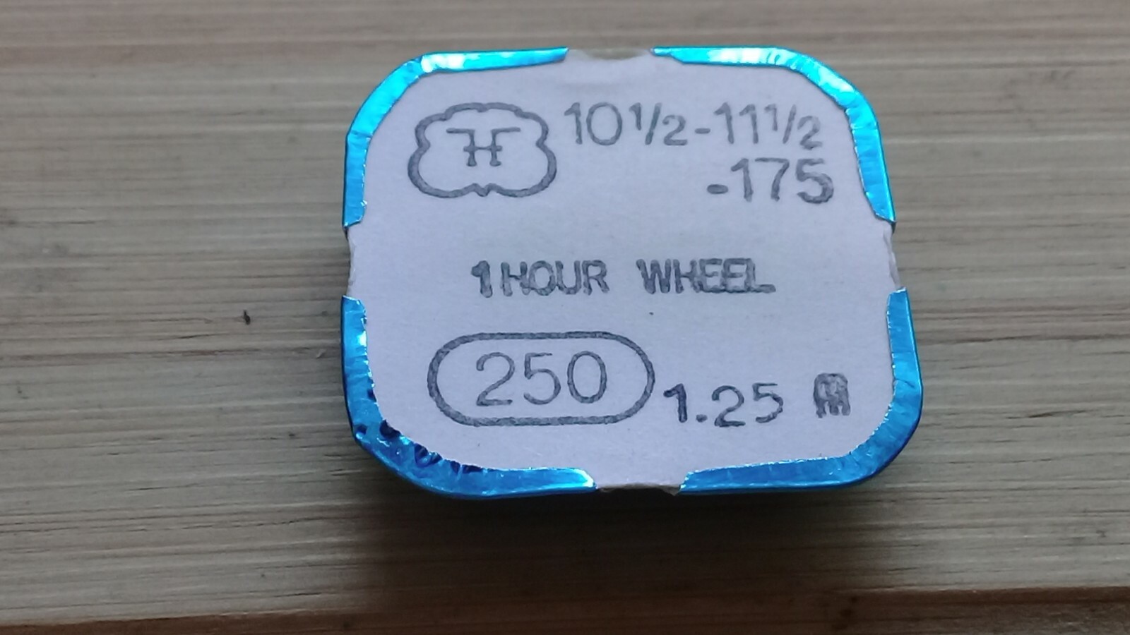 FHF (Fontainemelon) Cal. 175 Hour Wheel (250) 10.5”’ (TC790)