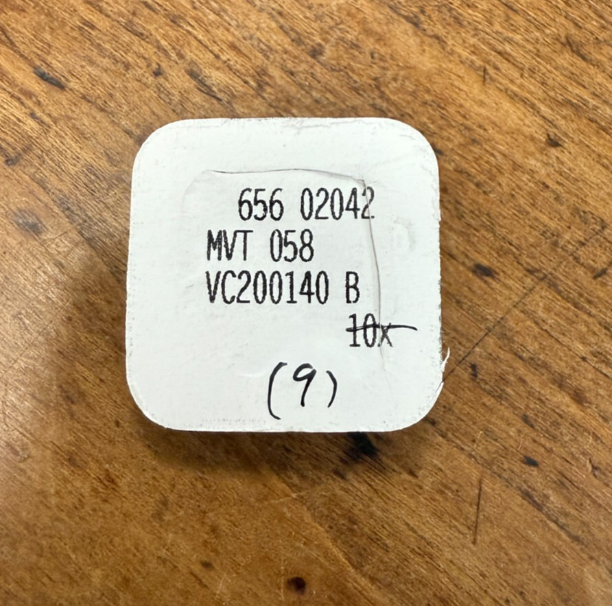 Genuine New Silver Pack of (9) Cartier MVT 058 Screws Part# VC200140