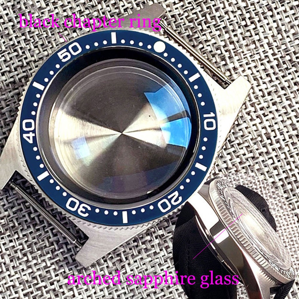 62MAS Case Fit NH35 PT5000 Automatic Dive Watch Case 300M Waterproof Sapphire