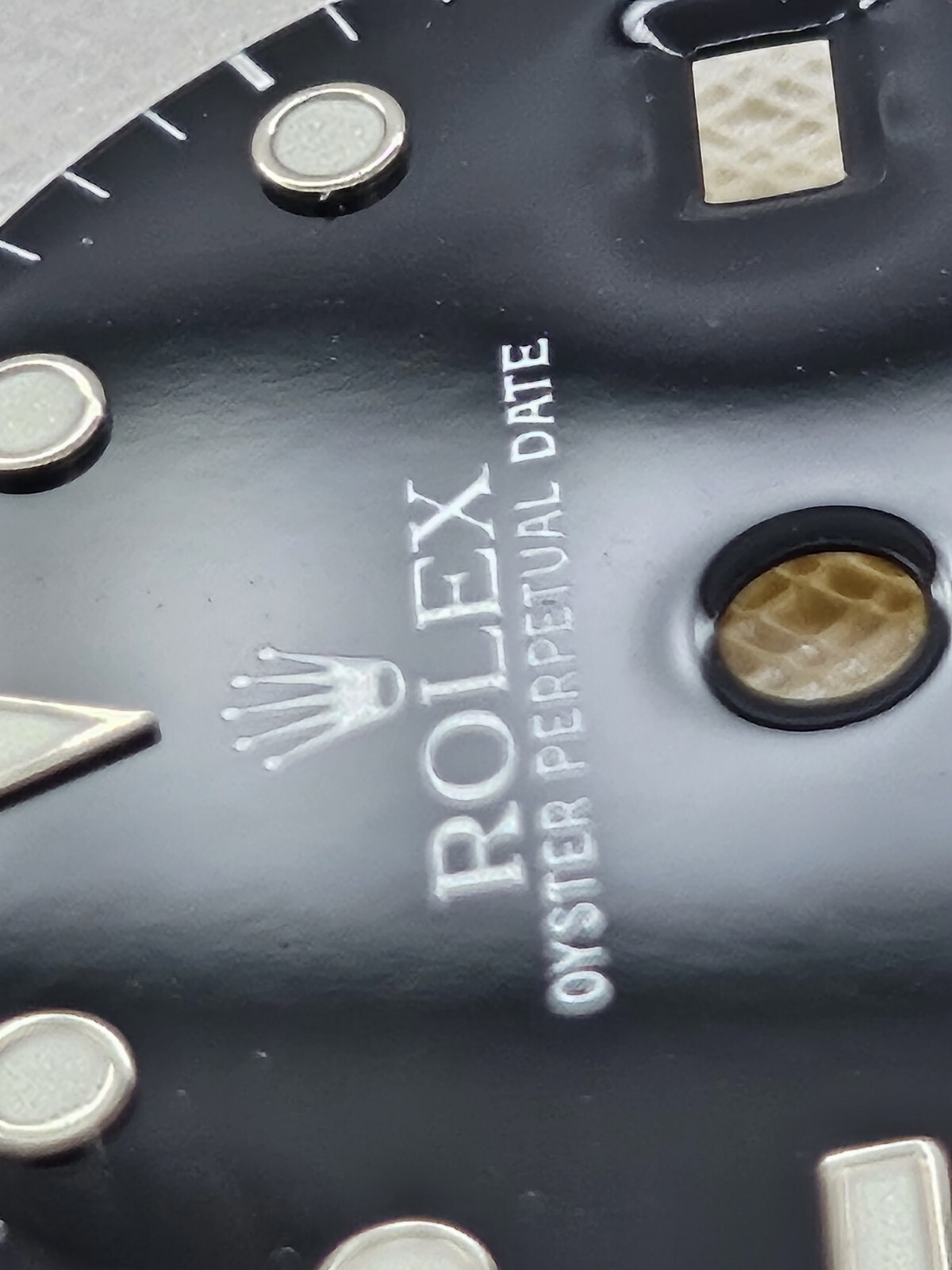 Rolex Dial GMT Master , ‘ SWISS” ,16700, 16750 , Luminous Green glow ,1998/1999