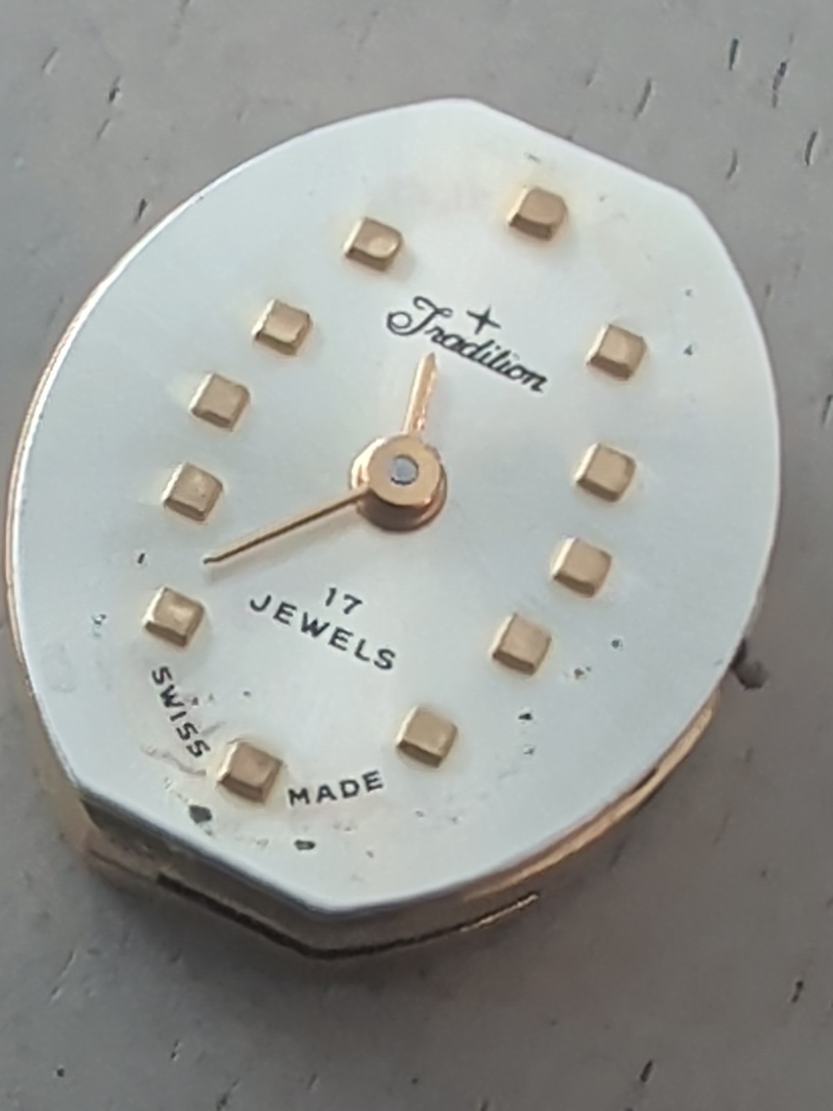 Tradition Sears Roebuck Watch Co. Movement 17 Jewel Parts/Repair