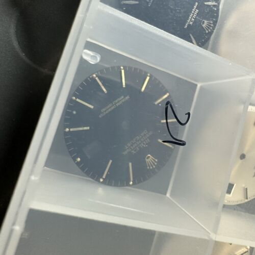 Rolex Datejust Black Glossy Dial For 16013 16018 Very RARE Color