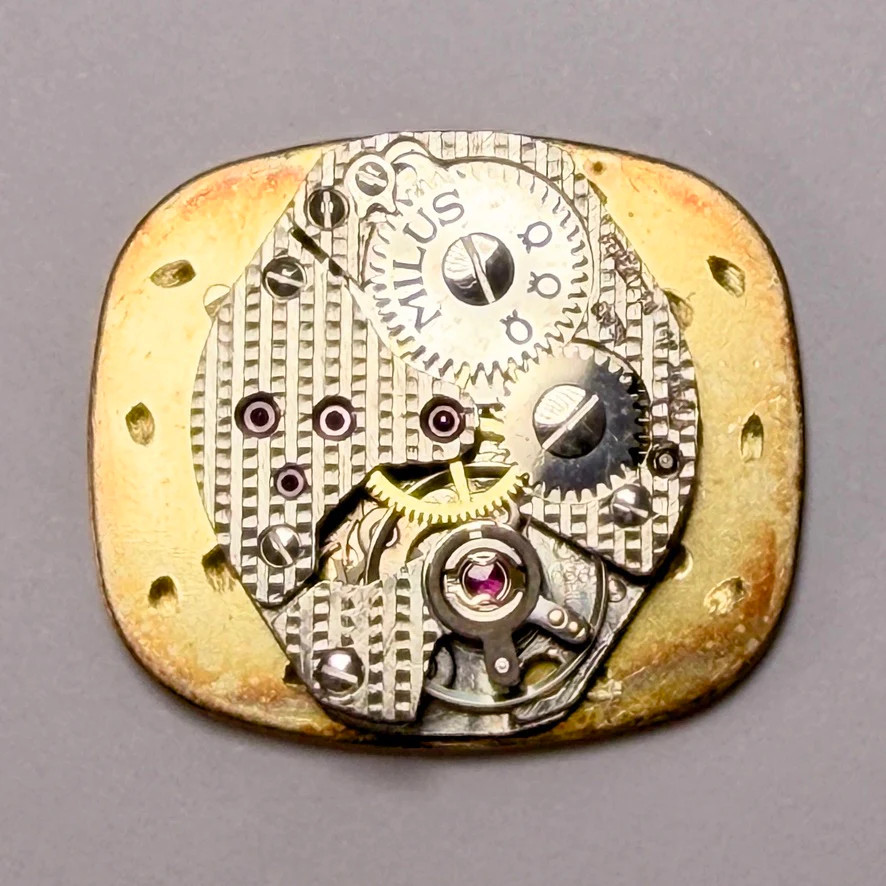 FEF 6665 “Milus” Watch Movement & Dial – Swiss Made – Working