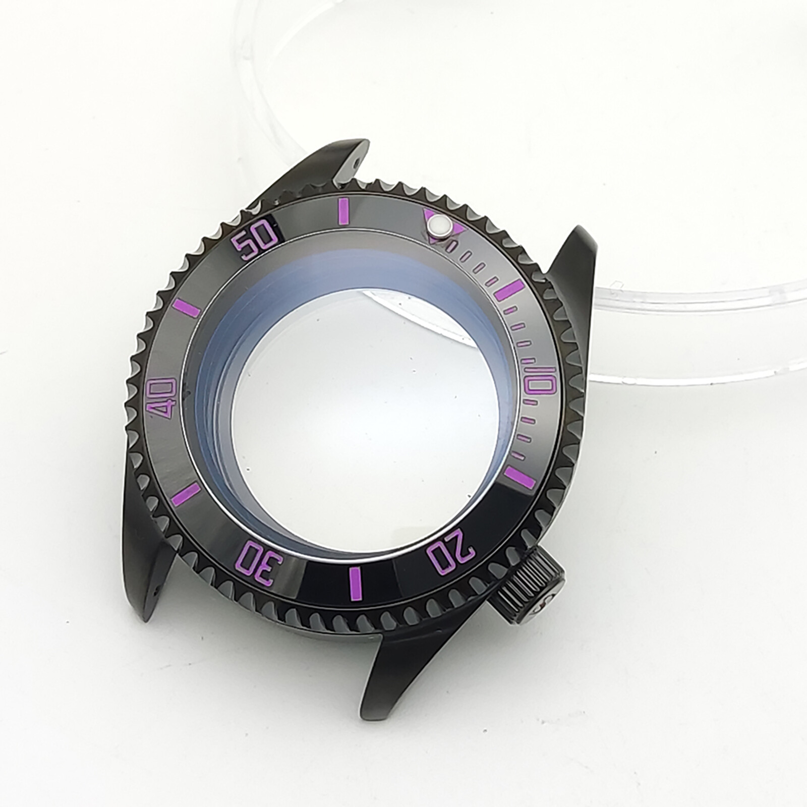 42MM Watch Case Modified SK007 Sapphire Glass Steel Case For NH35/NH36 Movement