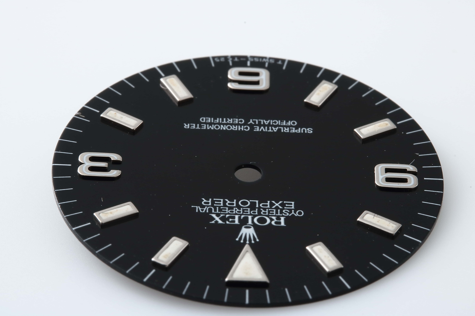 Genuine Rolex Explorer I Dial Black 14270 Watch Part