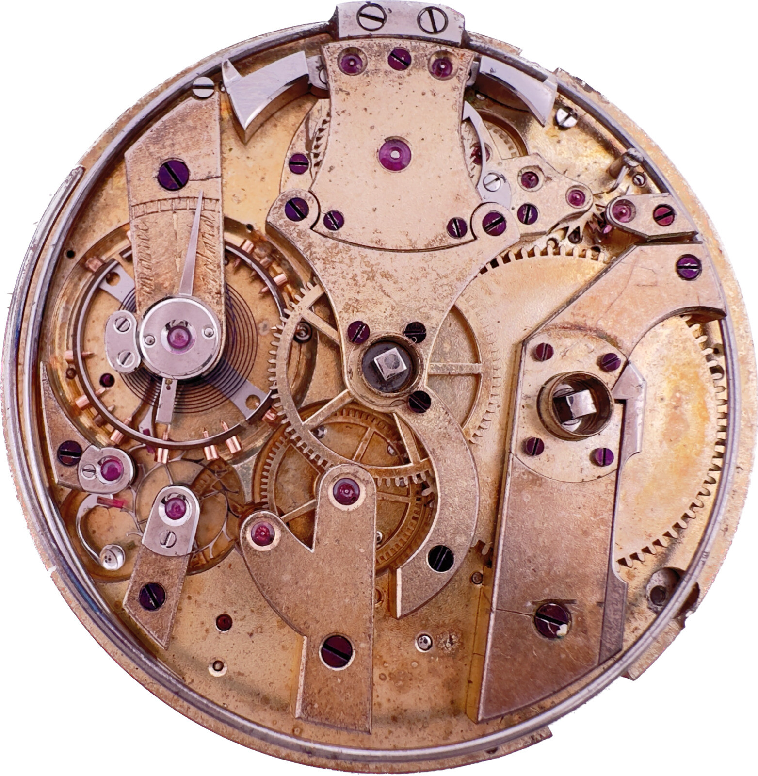 Antique Vacheron & Constantin Repeater Bezel / Key WindPocket Watch Movement