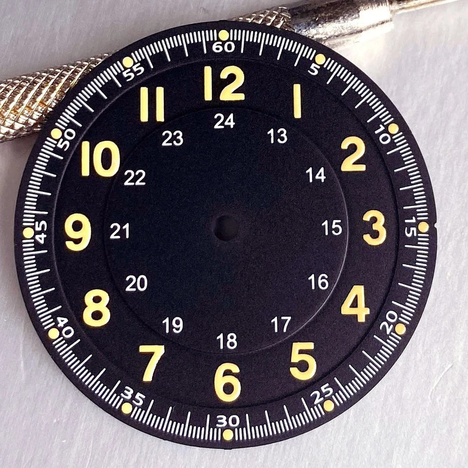 Titanium Classic Pilot 39mm Sapphire Glass Watch Case For NH35 PT5000 Miyota8215
