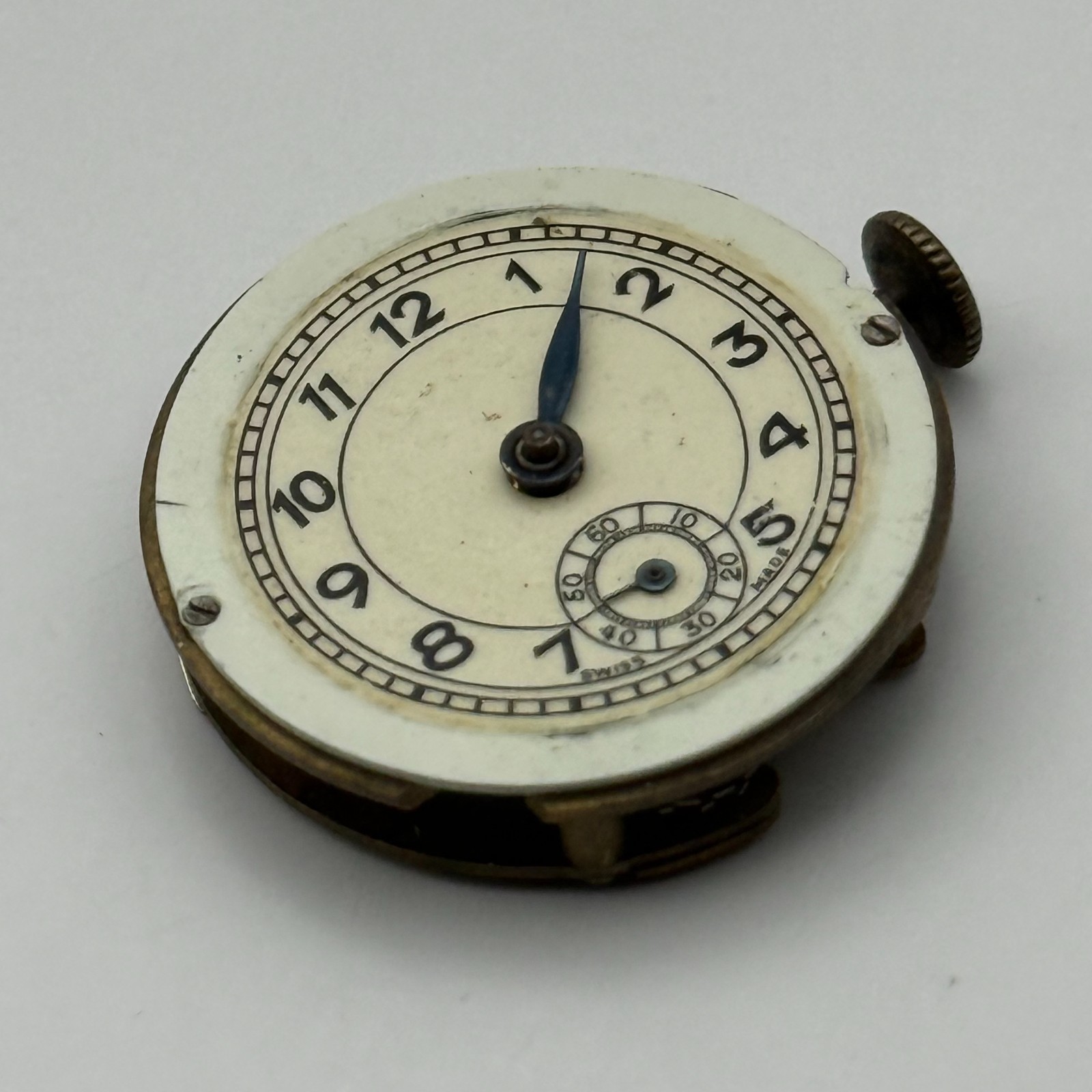 Ebosa Watch Movement Sub Seconds Swiss Manual Wind Vintage Parts Repair 21.9mm