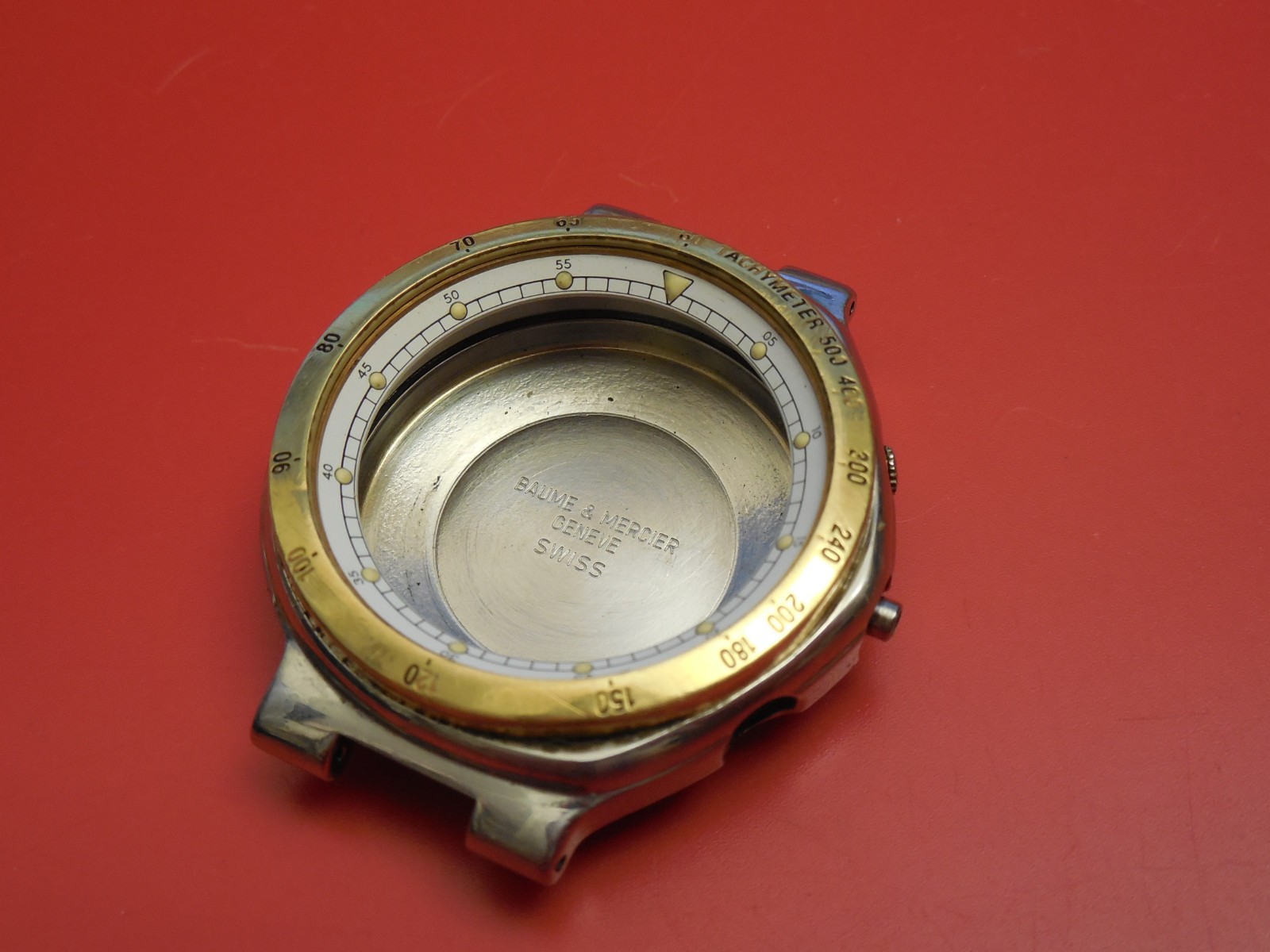 BAUME MERCIER 18K STEEL CHRONOGRAPH FORMULA S CASE PART