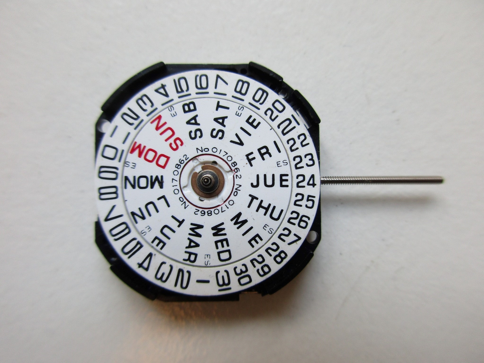 Seiko Pulsar Shiojiri cal. VP33 N.O.S. Japan watch movement DU-EN – Date at 3