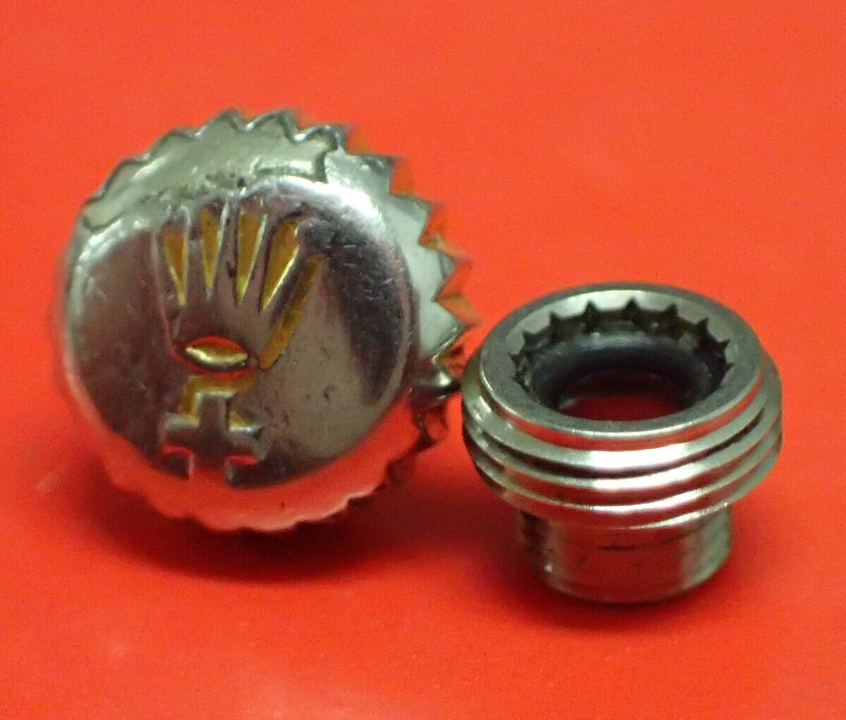 ROLEX 600-8+ Gold Plated Crown & Tube 6mm Datejust – FOR PARTS/REPAIR
