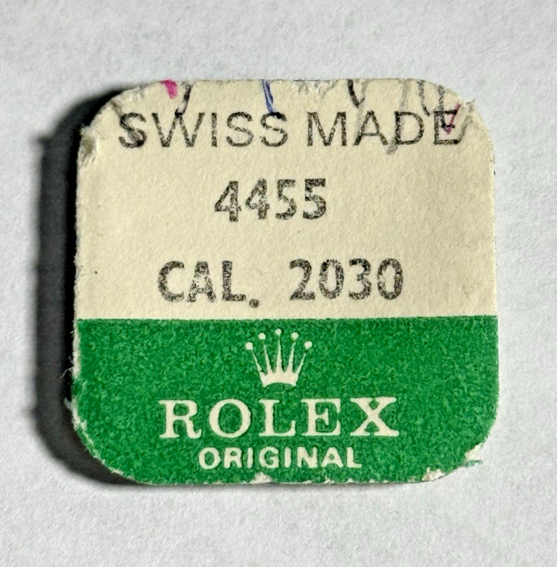 Genuine Rolex Minute Wheel Cal 2030 / 2035 Ladies Oyster Perpetual Part 4455 NOS