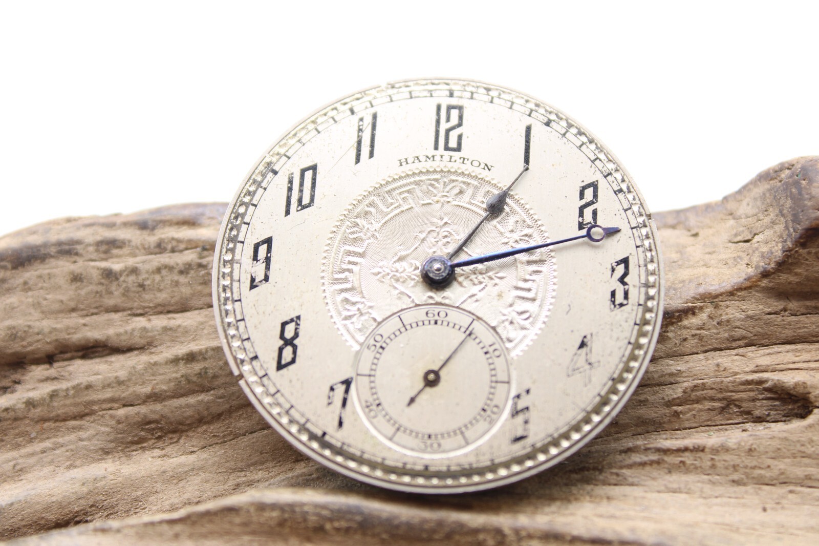 1928 HAMILTON POCKET WATCH MOVEMENT 3290128 GRADE 912 12s 17j (GO2)
