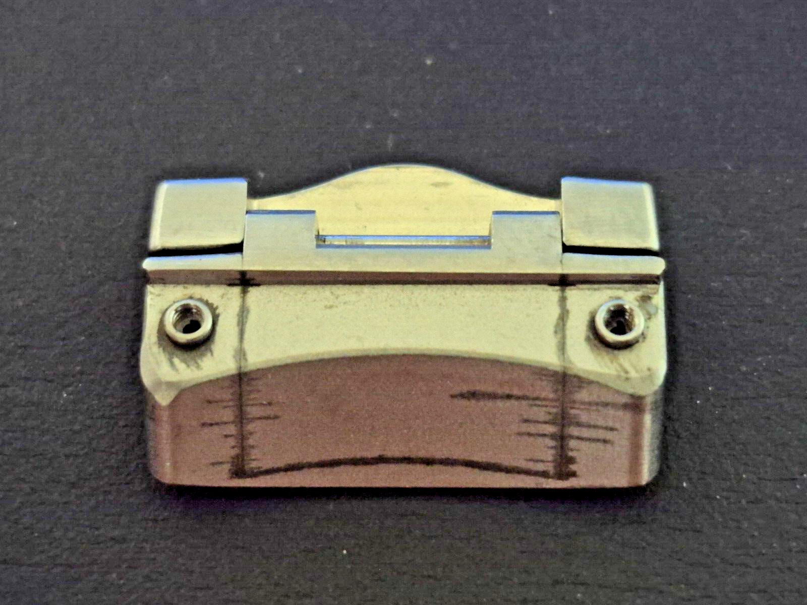 EBEL CLASSIC WAVE BAND BRACELET END LINK STEEL for 22mm wide case lug