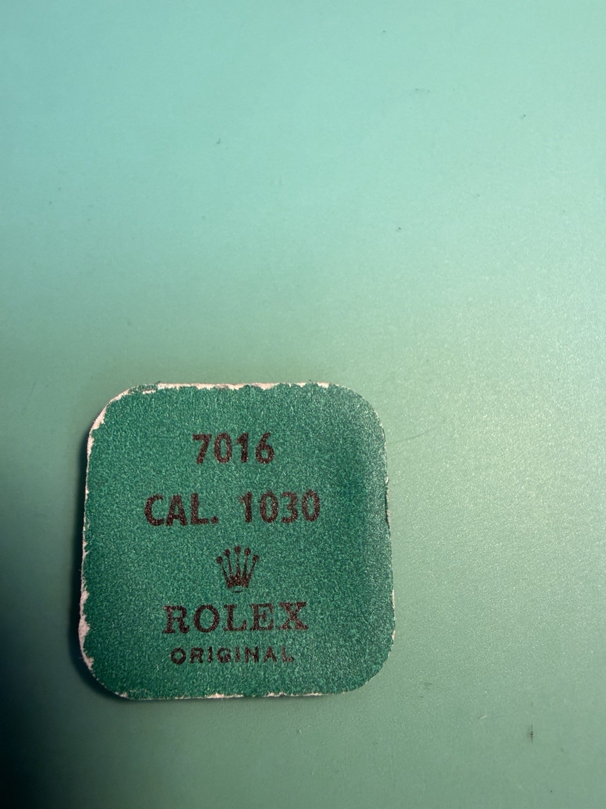 Vintage Rolex NOS Parts #7016 Cal. 1030 Rotor Clip New Sealed Watchmakers Repair