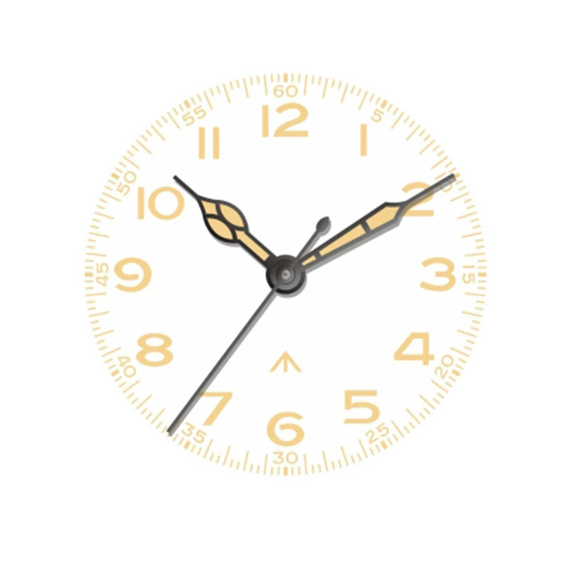 28.5mm Watch Dial+Hands Green Luminous For Nh35 Nh36 Movement Watch Accessories