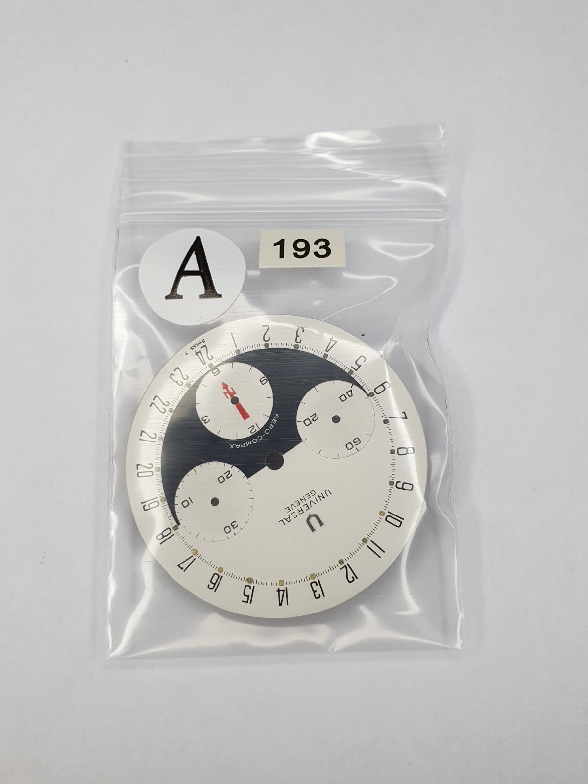 Universal Geneve Aero Compax Dial – 32.4mm – Old Stock – Parts