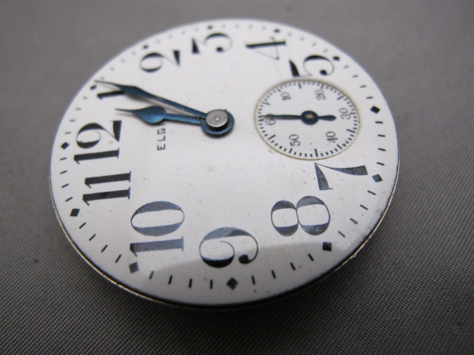 ELGIN Grade 313 Model 7 16S 15J Pocket Watch Movement-3/4 Plate-1915 #18096056