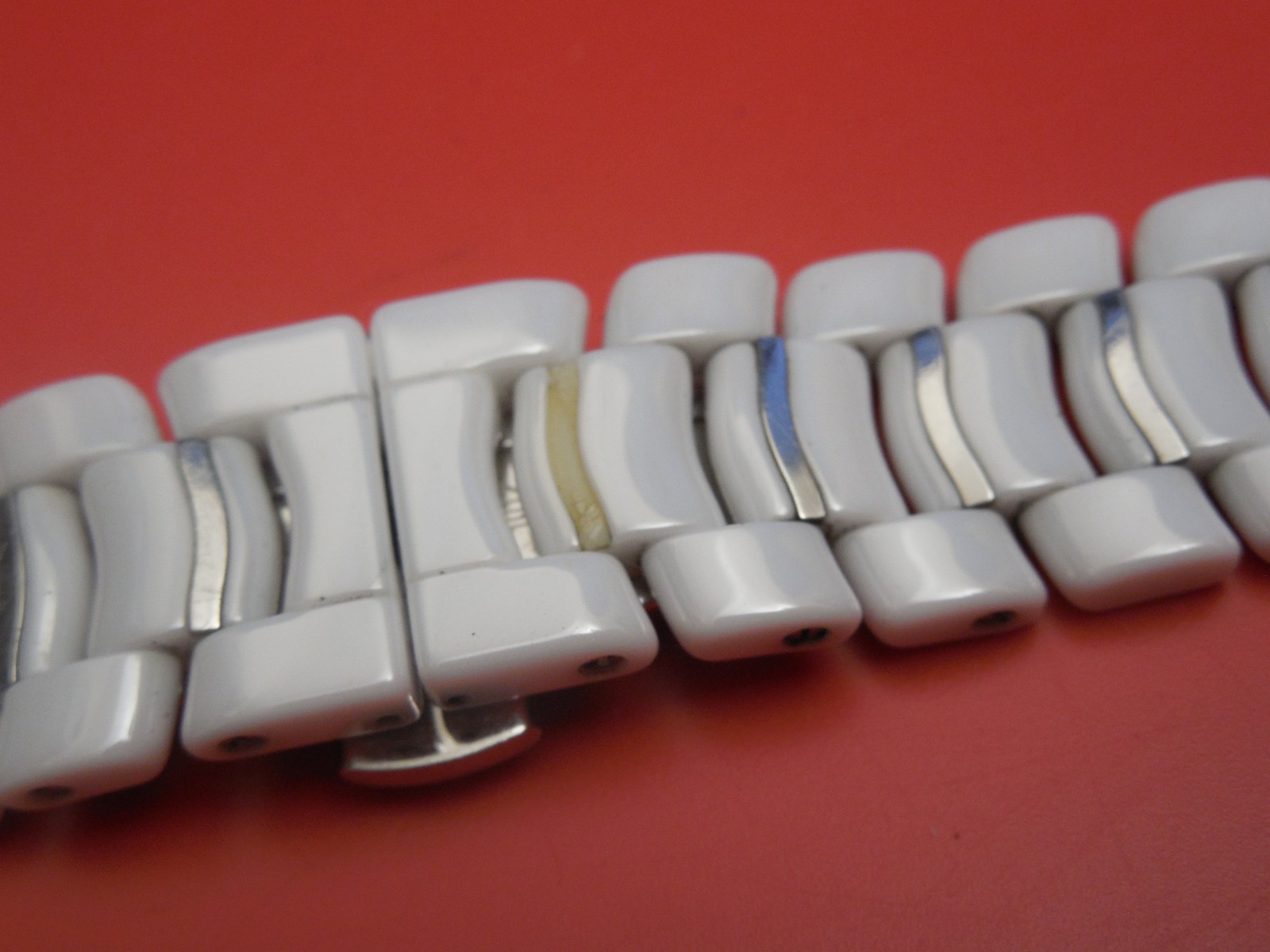 EBEL WHITE CERAMIC 17MM STRAP BAND BRACELET FOR 33MM X-1 x1 MODEL