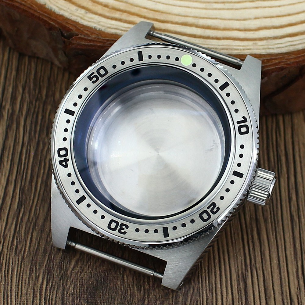 40mm 62MAS Mod Stainless Watch Case Sapphire For Seiko NH34 NH35 NH36 NH38