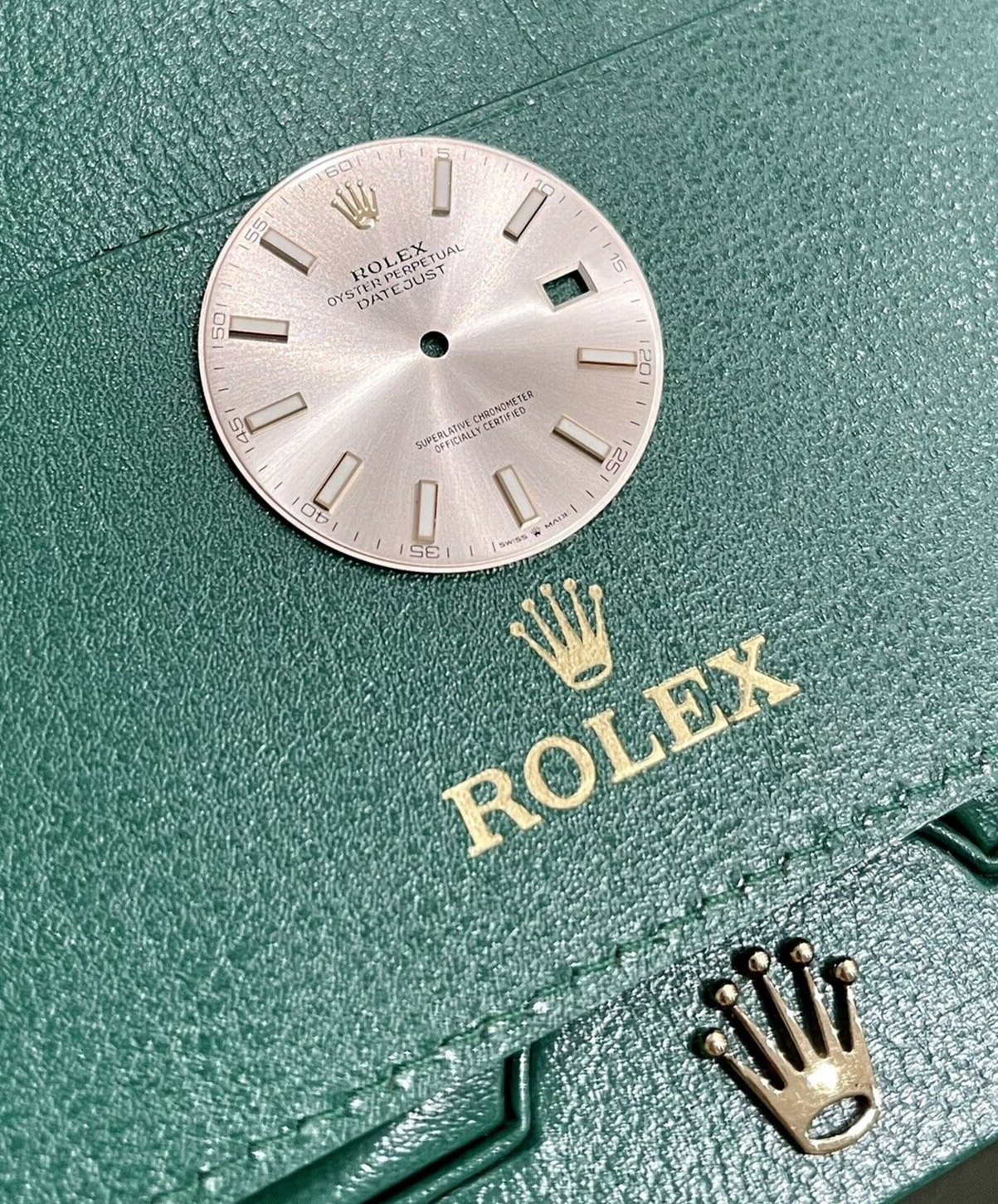 100% Original Rolex DateJust 41 SUNDUST Pink Rose Gold Dial 126331 126301