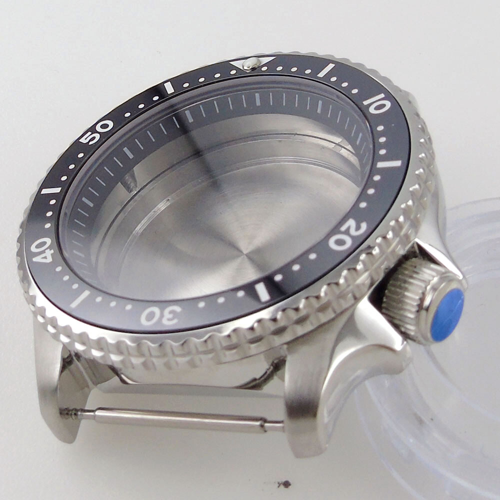 41mm Steel Watch Case Ceramic Bezel 20ATM (case+dail) For NH35A NH36A movement