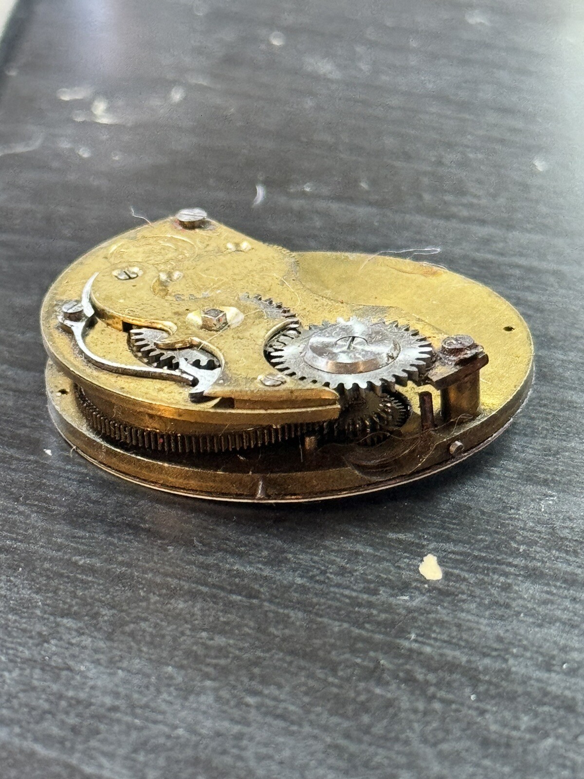 Vintage Roskopf Patent Pocket Watch Movement Size 18s For Parts (PW216)