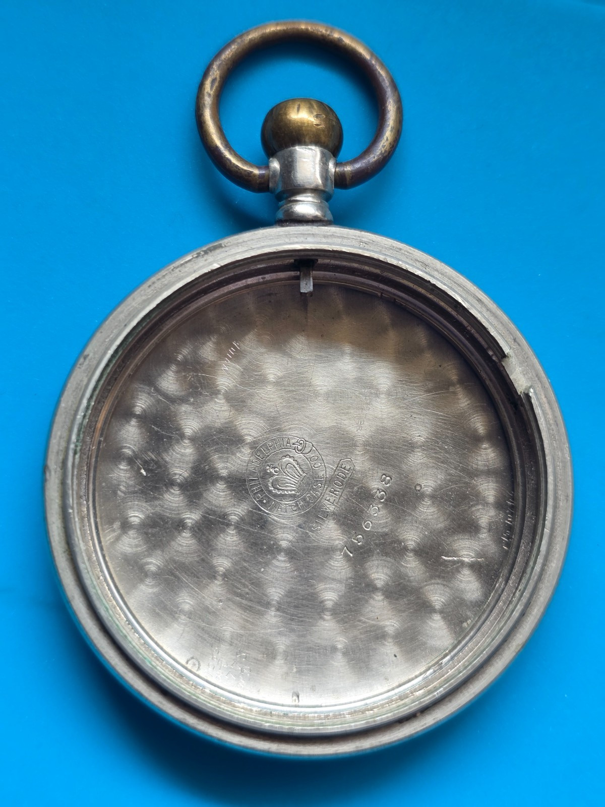 18 SIZE PHILADELPHIA SILVERODE LEVER SET POCKET WATCH CASE