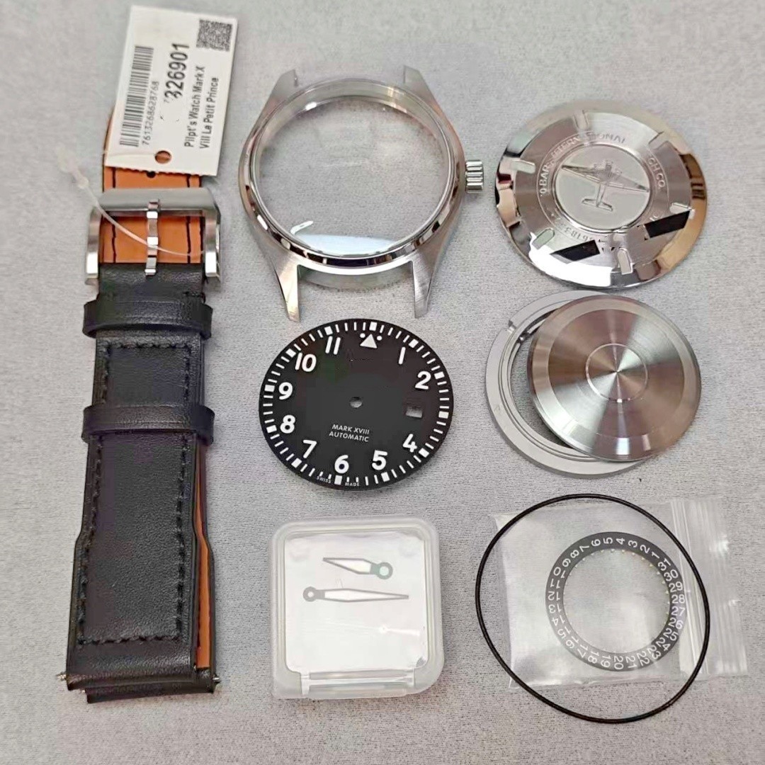 40mm Stainless Watch case kit For 2824 Movement After-sales Accessories DIY