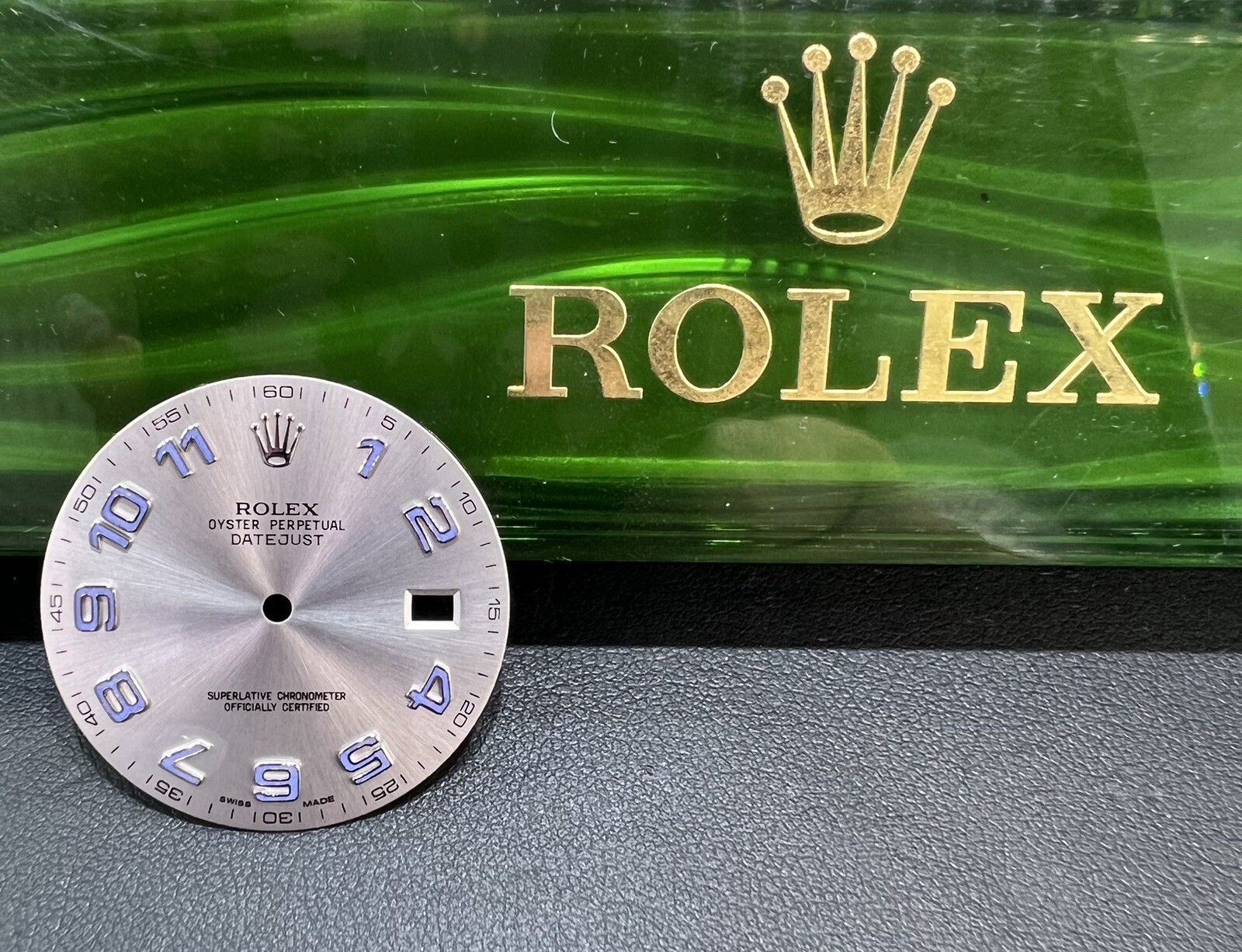 Original Rolex DateJust Dial Men’s 41mm Silver Arabic Steel 116300/116334