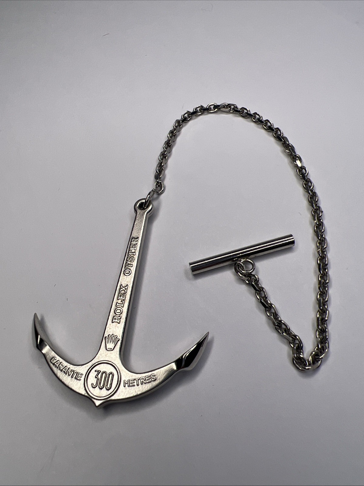 Rolex Oyster Submariner Anchor On Chain w/ Toggle Bar Clasp 300M / 100FT OEM