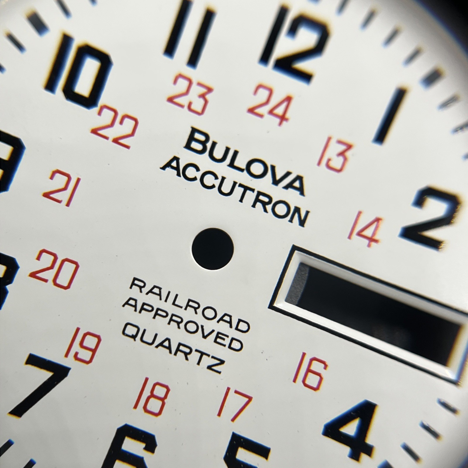 Bulova Accutron Railroad Approved Quartz Day-Date Dial (015)