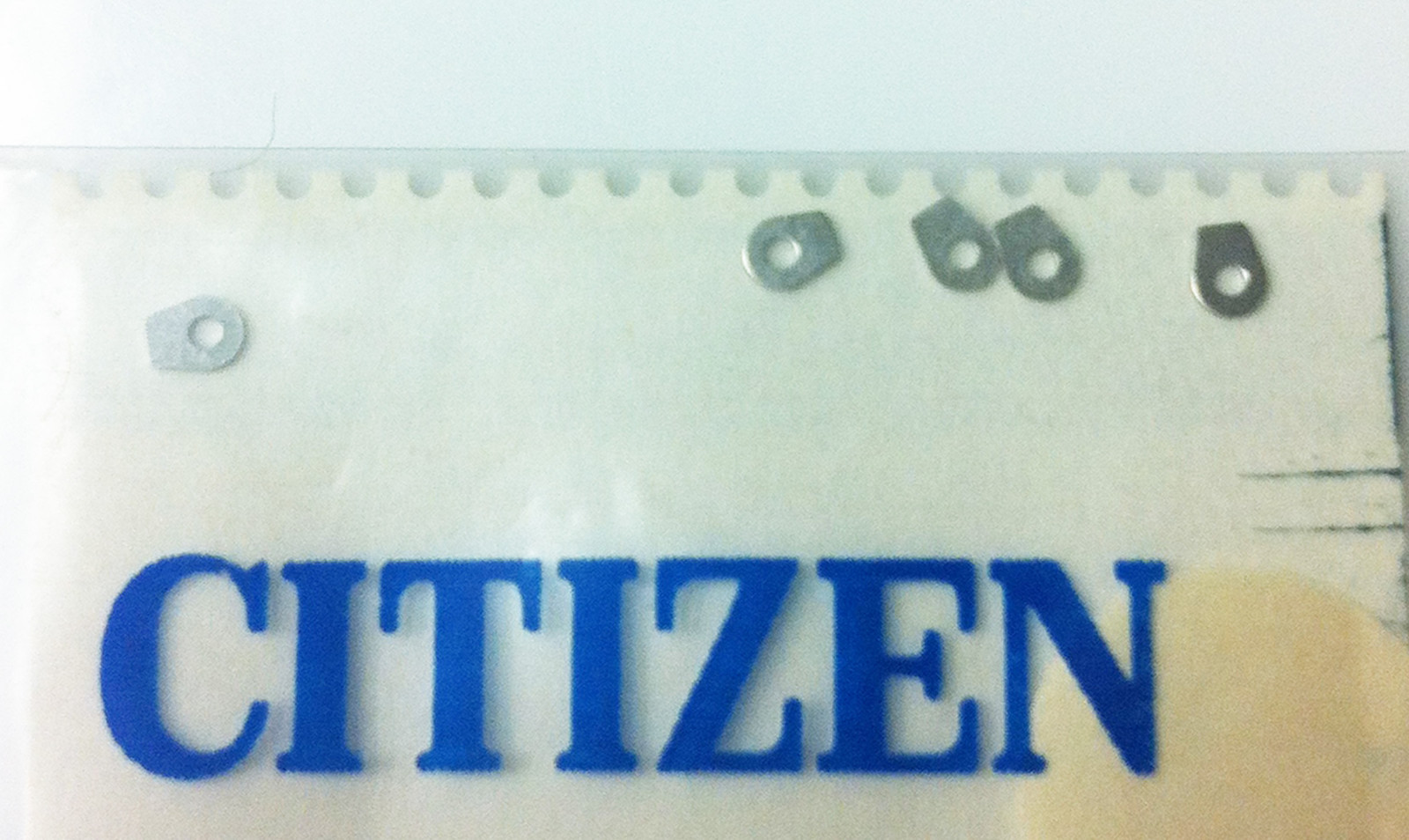 CITIZEN NO 082-07 CASE CLAMPS 5 PCS ORIGINAL BRAND NEW NOS 6601 6650A