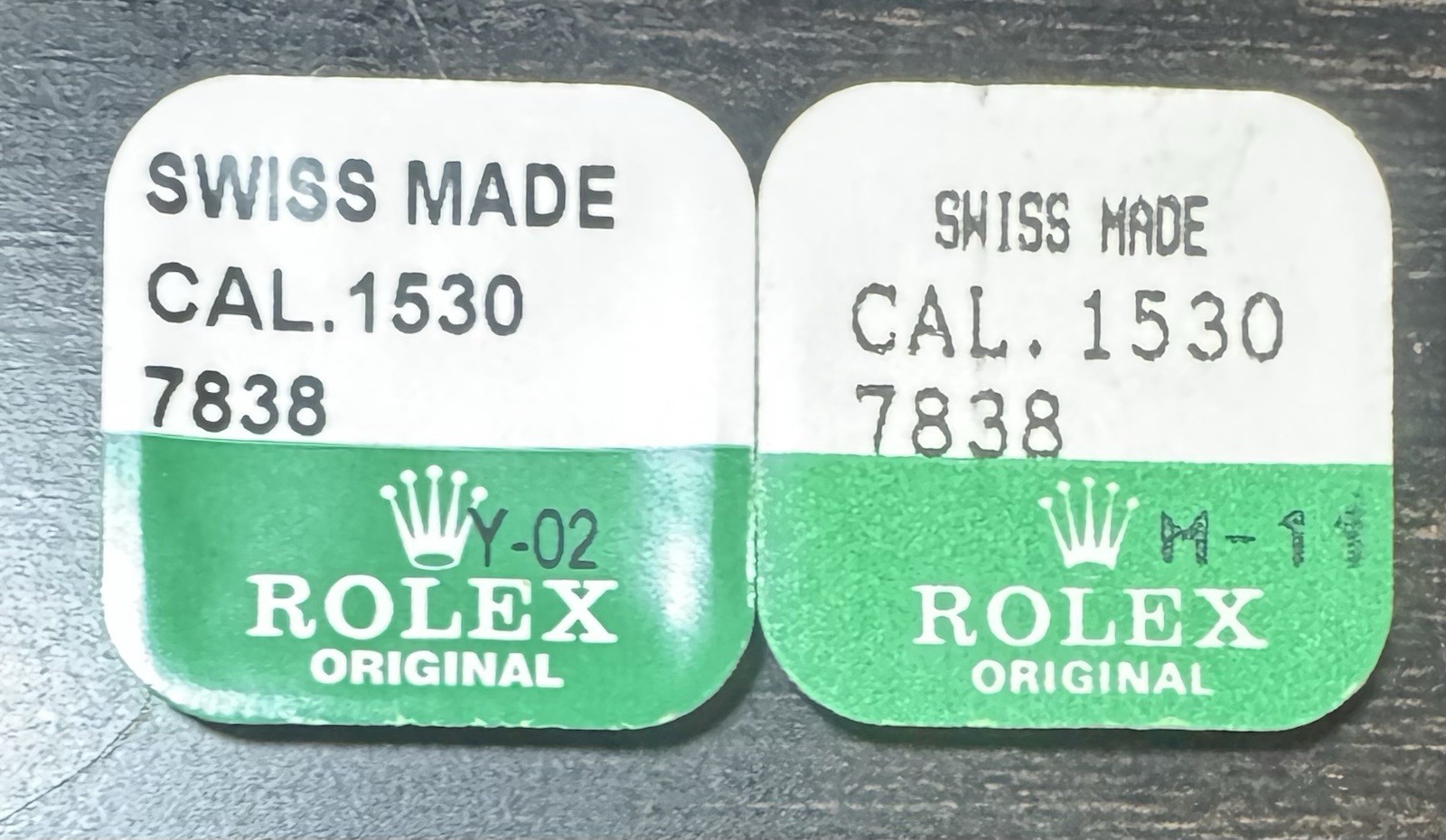 Rolex Cal. 1530 Part 7838 Sweep Center Second Pinion