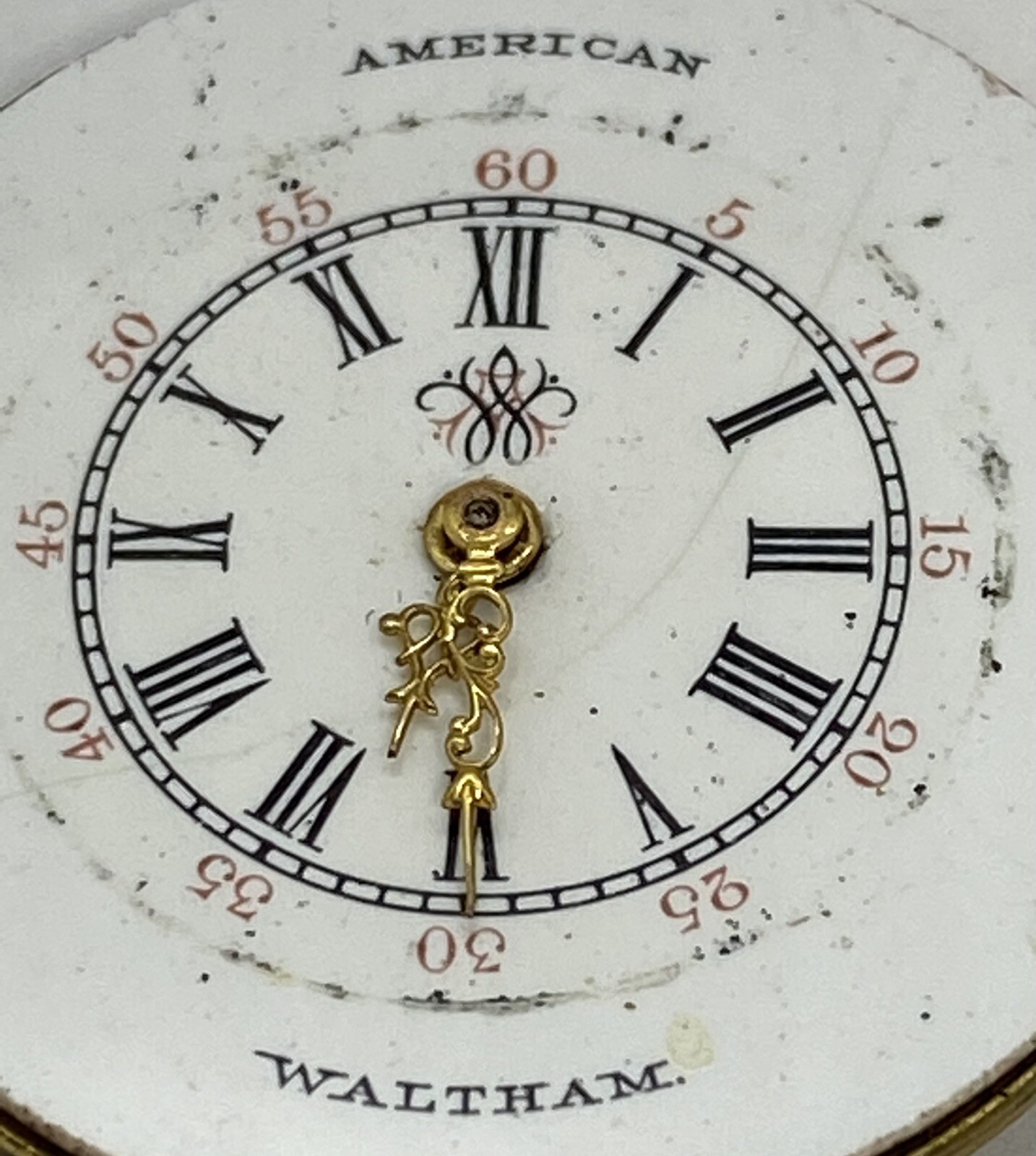 Vintage Waltham American 6567468 Watch Movement 29.43mm For Parts & Repair