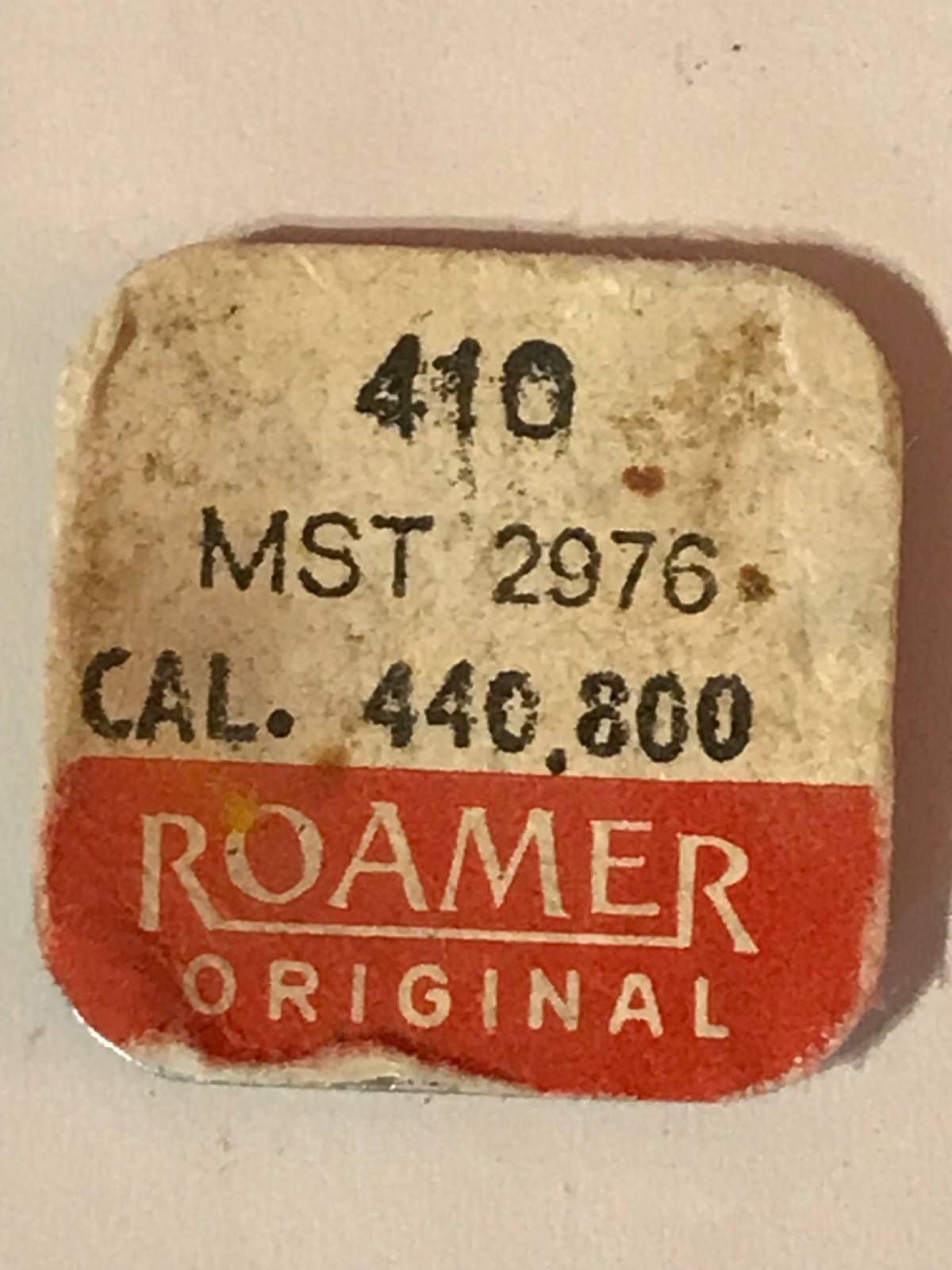 Roamer Cal.450.475 MST 2977 Part No.410 Sealed Winding Pinion.